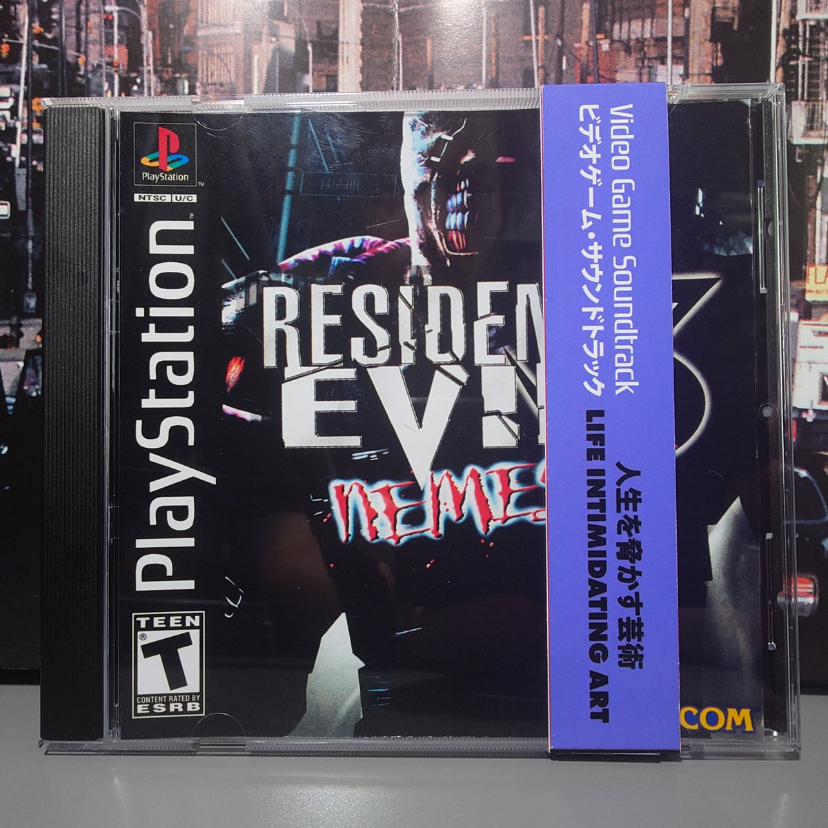 RESIDENT EVIL 3 - Video Game Soundtrack - CD (Retro Gaming Style Jewel Case) Variant #2