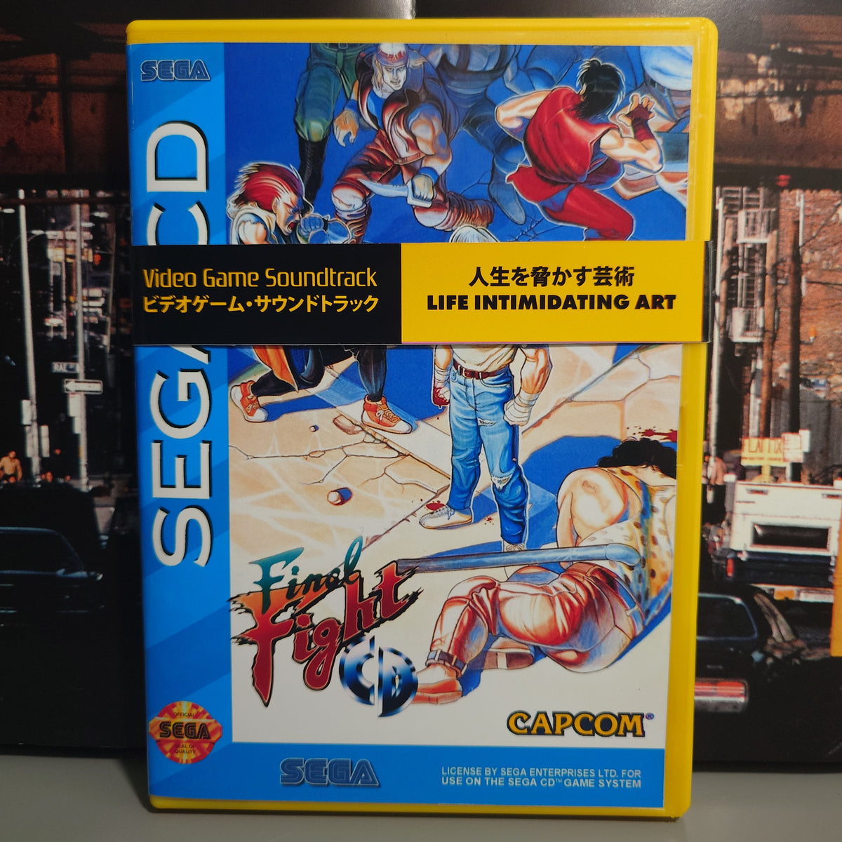 FINAL FIGHT - Video Game Soundtrack - CD (Retro Gaming Style Yellow Long Box)