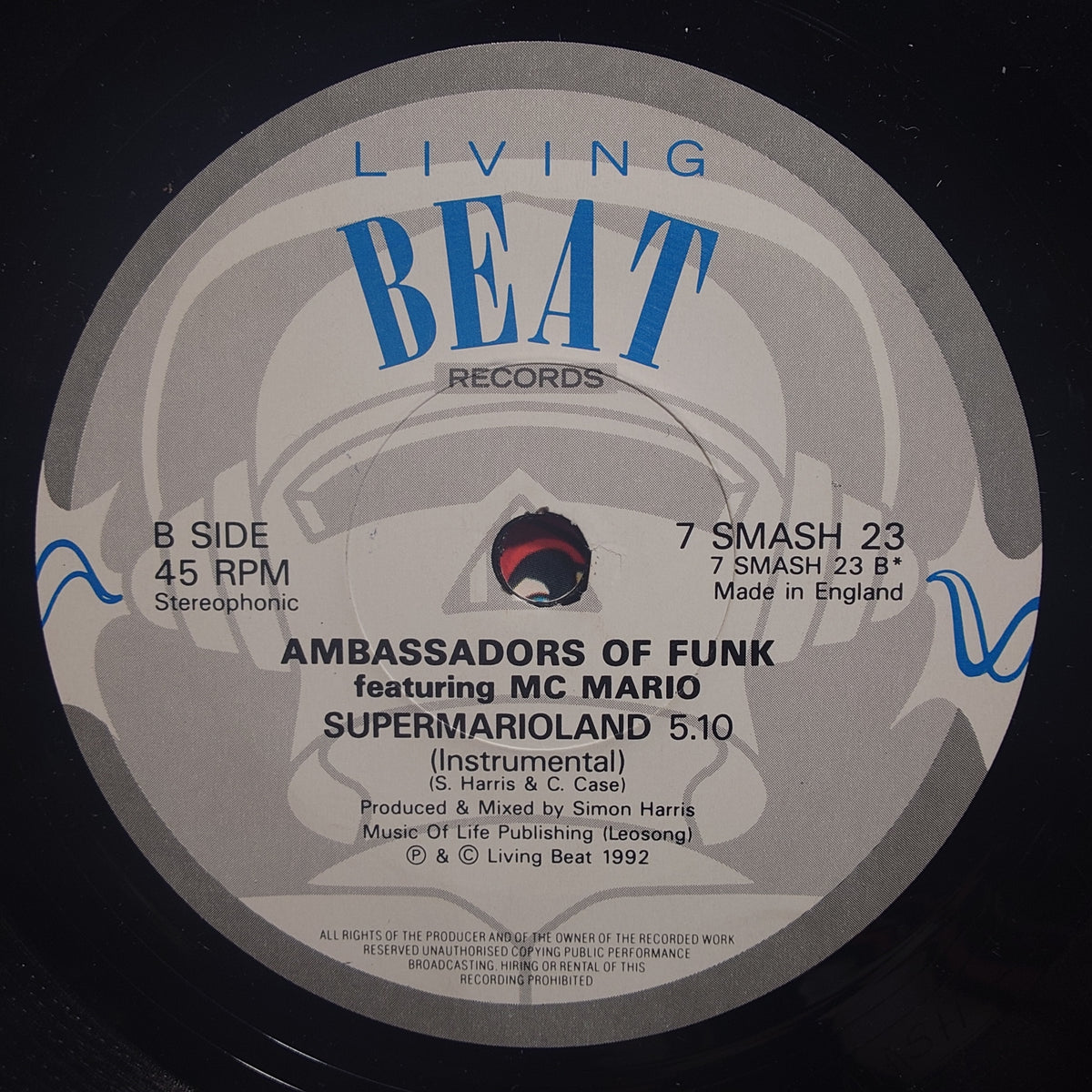SUPER MARIO LAND - Ambassadors of Funk Feat M.C. Mario - (VINYL 7")