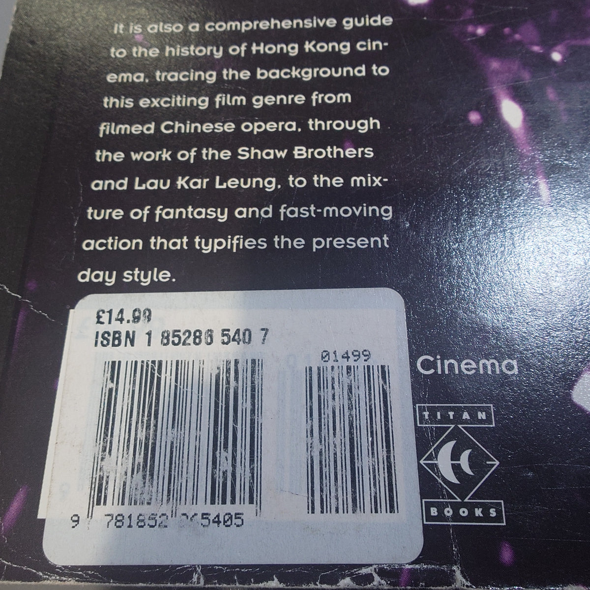 HONG KONG ACTION CINEMA - Titan Books - Paperback Book (Vintage)