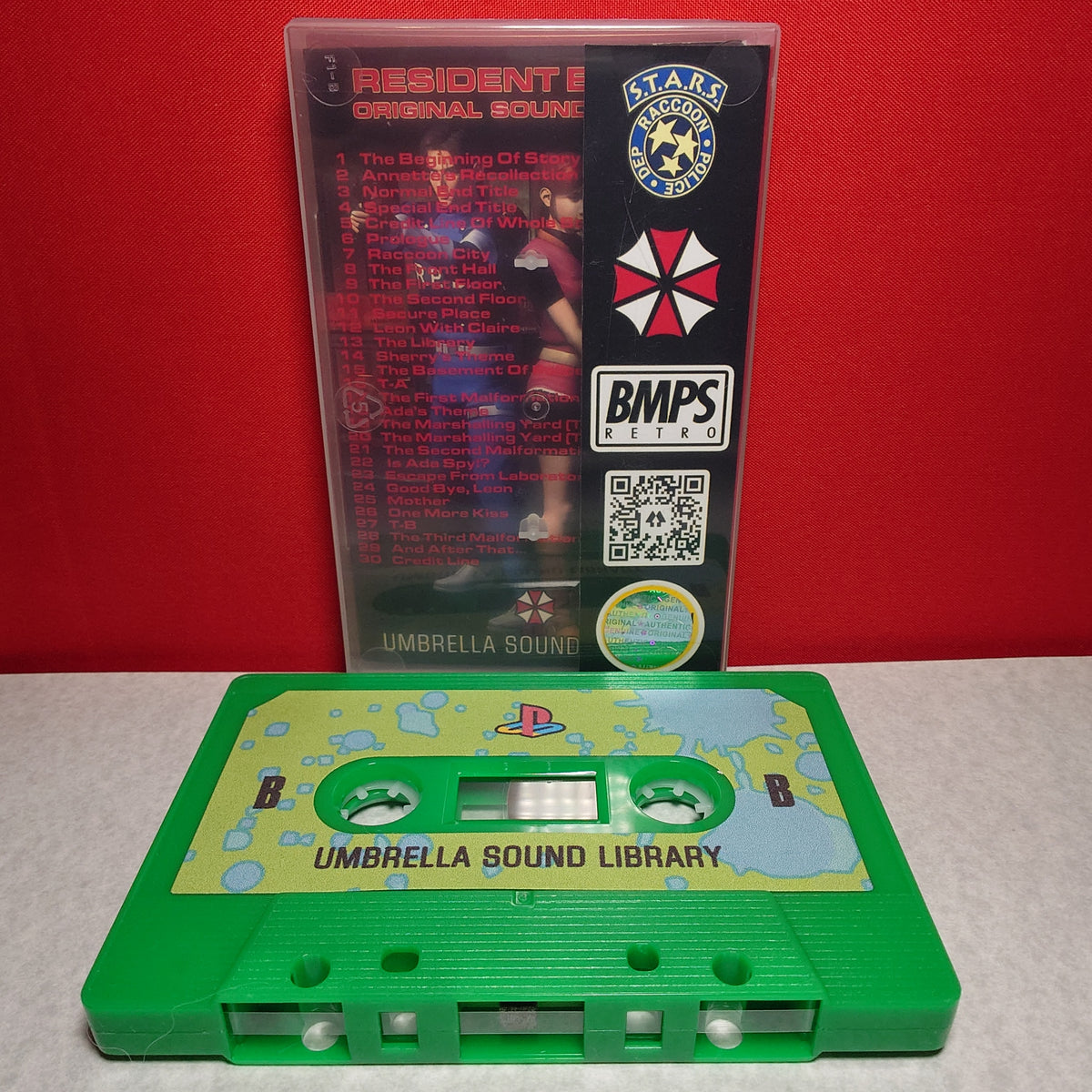 RESIDENT EVIL 2 - Video Game Soundtrack - CASSETTE