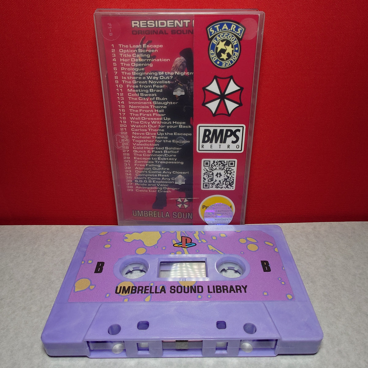 RESIDENT EVIL 3 - Video Game Soundtrack - CASSETTE