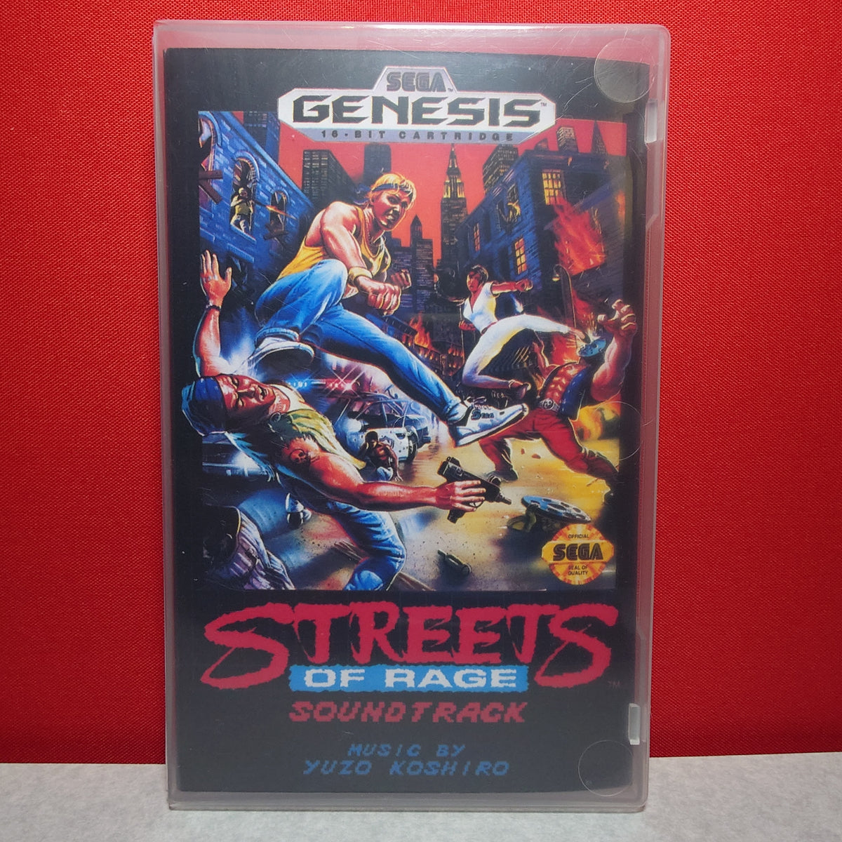STREETS OF RAGE - Video Game Soundtrack - CASSETTE (Ltd Edition)