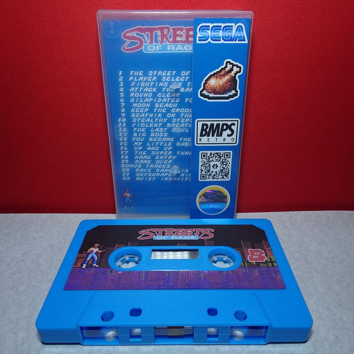 STREETS OF RAGE - Video Game Soundtrack - CASSETTE (Ltd Edition)