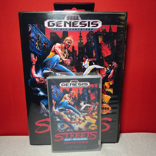 STREETS OF RAGE - Video Game Soundtrack - CASSETTE (Ltd Edition)