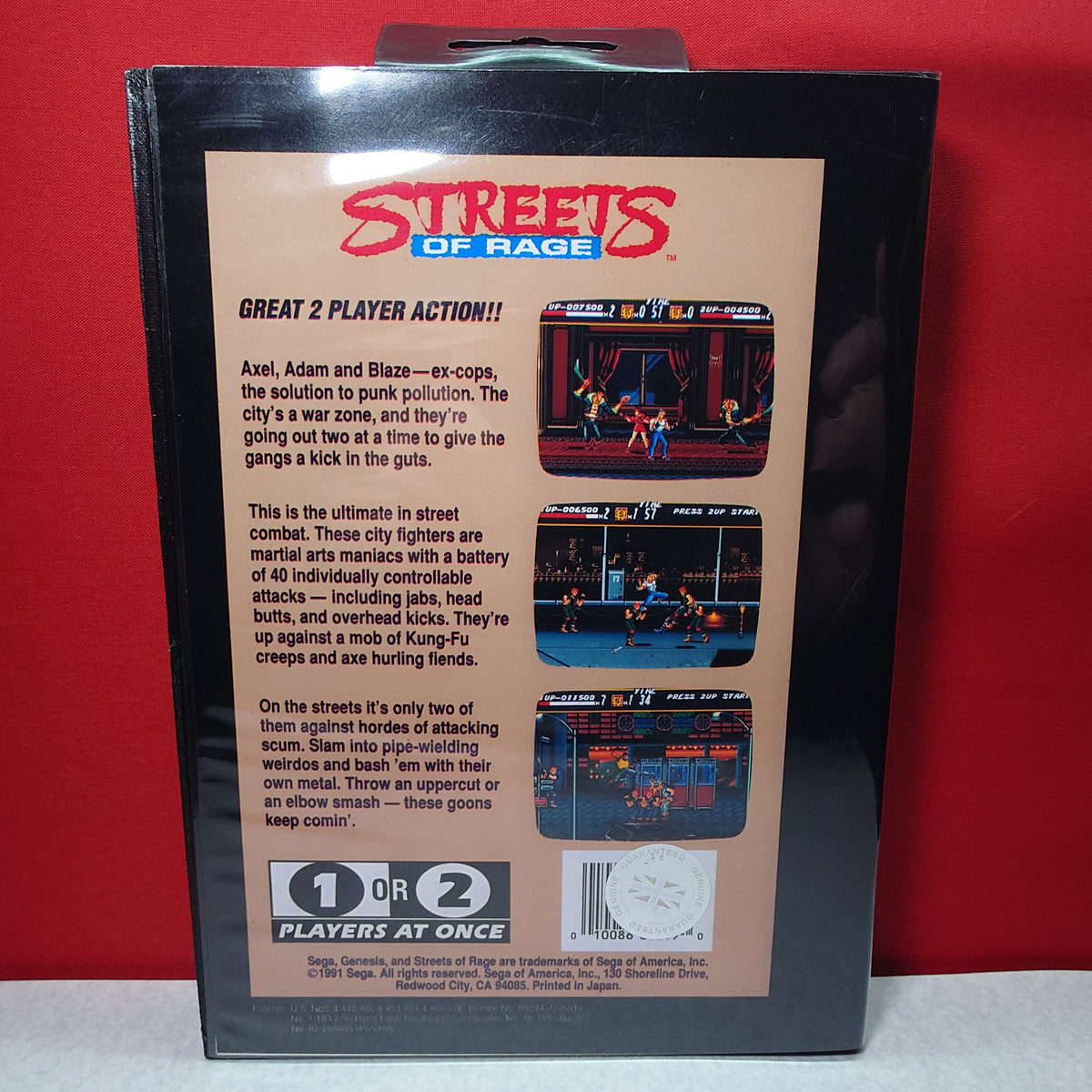 STREETS OF RAGE - Video Game Soundtrack - CASSETTE (Ltd Edition)