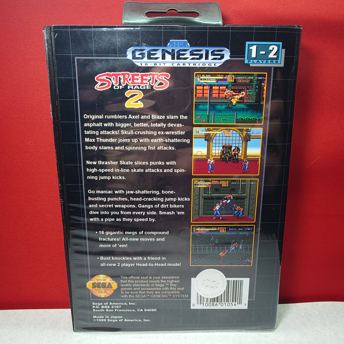 STREETS OF RAGE 2 - Video Game Soundtrack - CASSETTE (Ltd Edition Variant)