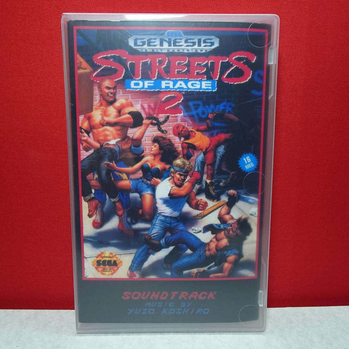 STREETS OF RAGE 2 - Video Game Soundtrack - CASSETTE (Ltd Edition)