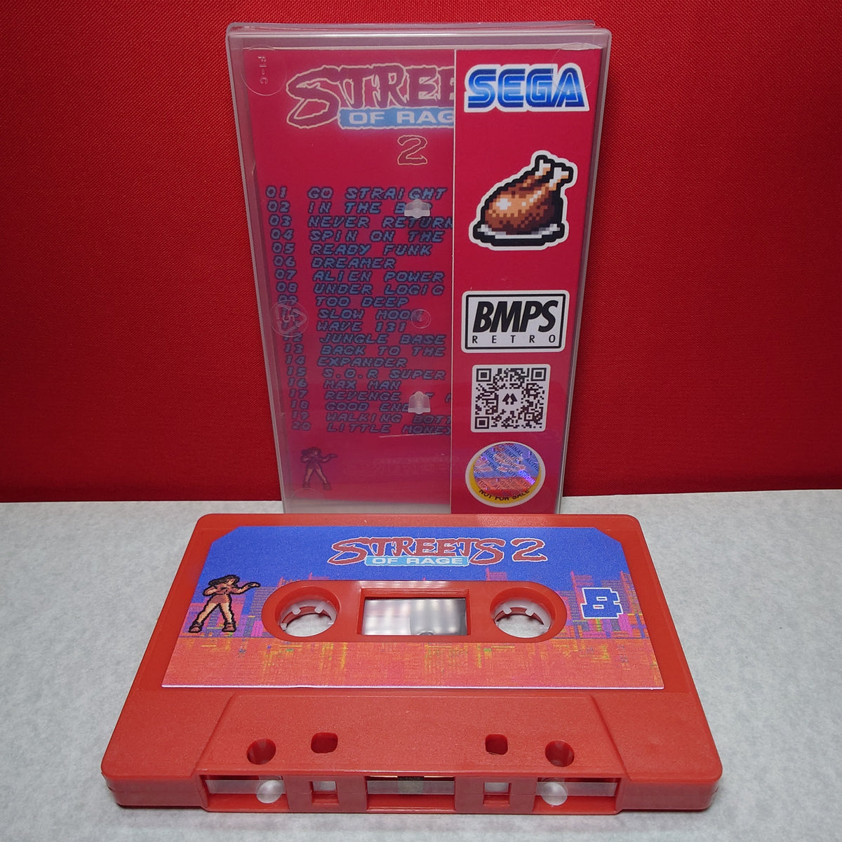 STREETS OF RAGE 2 - Video Game Soundtrack - CASSETTE (Ltd Edition)