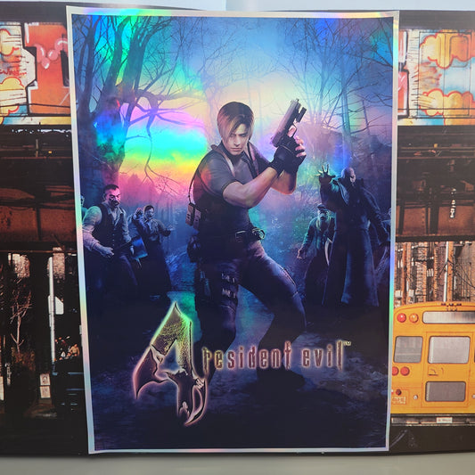 RESIDENT EVIL 4 - Holographic - A4 - Posters & Prints