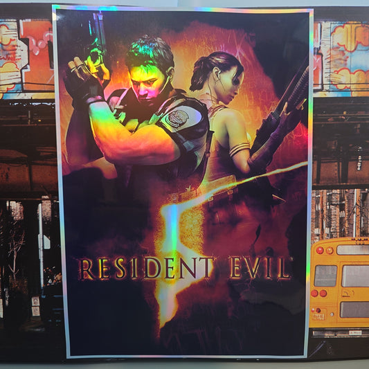 RESIDENT EVIL 5 - Holographic - A4 - Posters & Prints