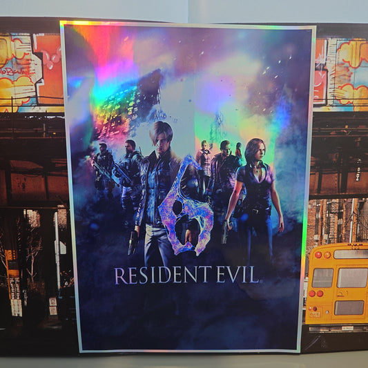 RESIDENT EVIL 6 - Holographic - A4 - Posters & Prints