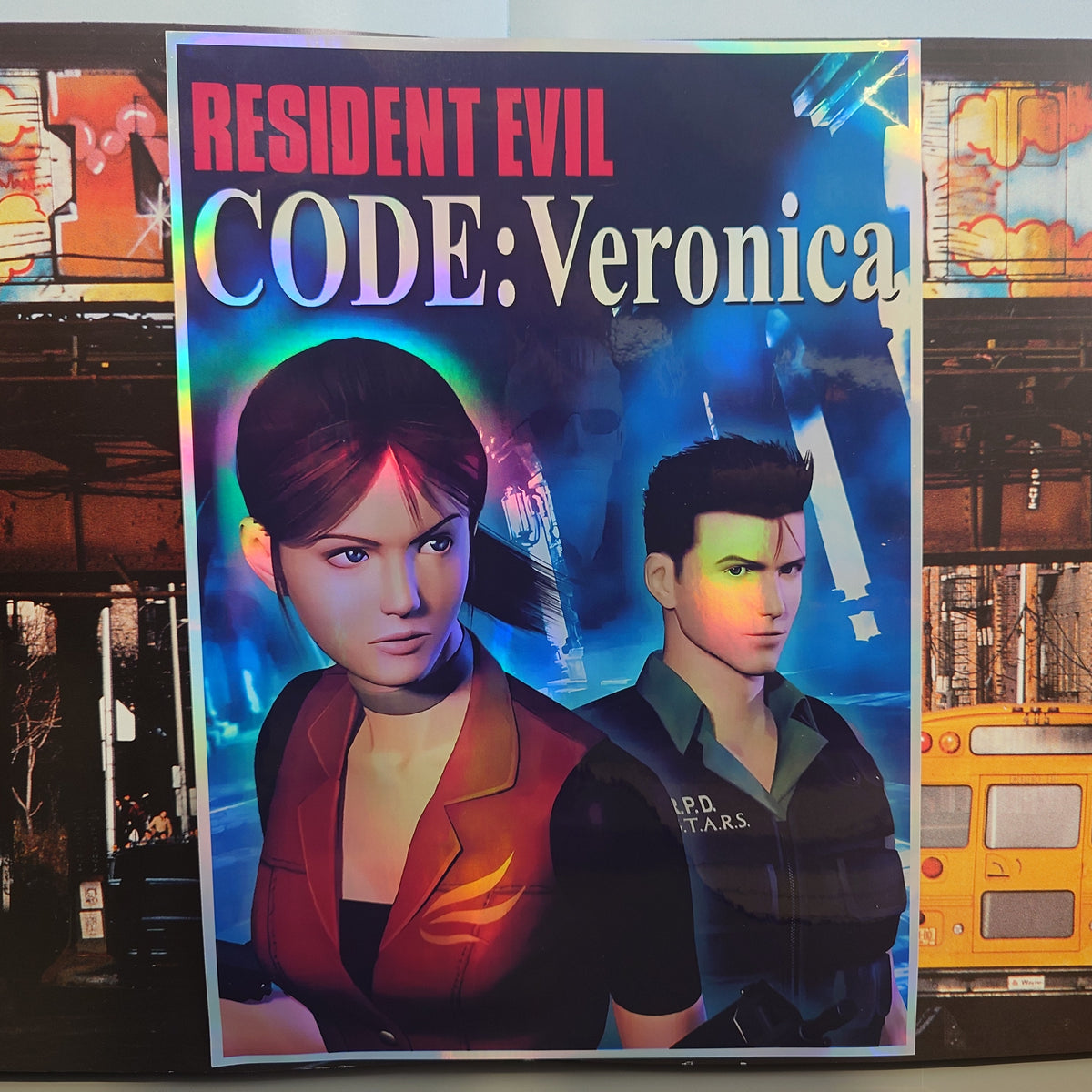 RESIDENT EVIL: Code Veronica - Holographic - A4 - Posters & Prints