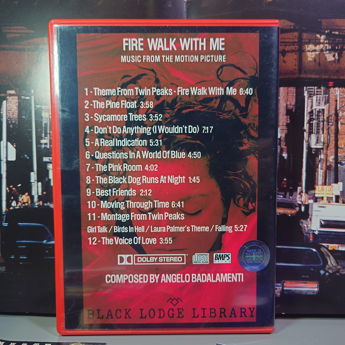 TWIN PEAKS - Fire Walk With Me - Movie Soundtrack - CD (Red Case)