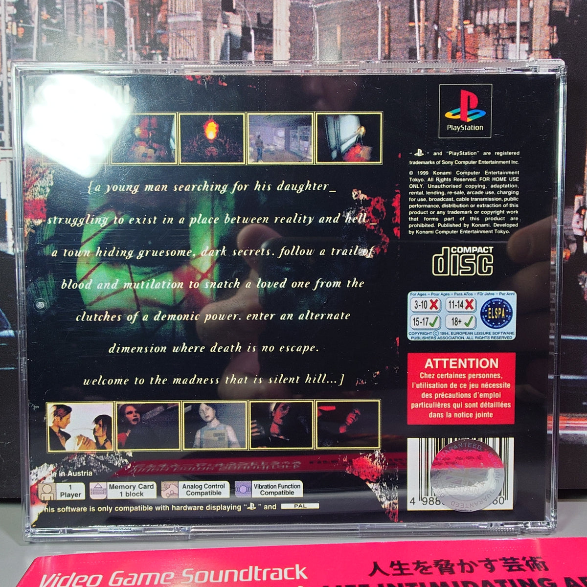 SILENT HILL - Video Game Soundtrack - CD (Retro Gaming Style Jewel Case)