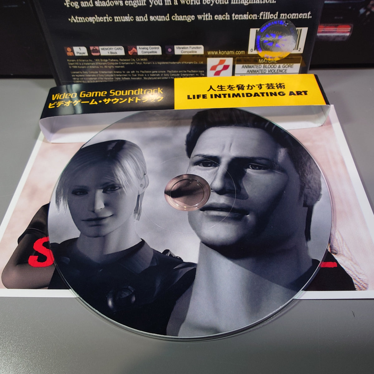 SILENT HILL - Video Game Soundtrack - CD (Retro Gaming Style Long Case)