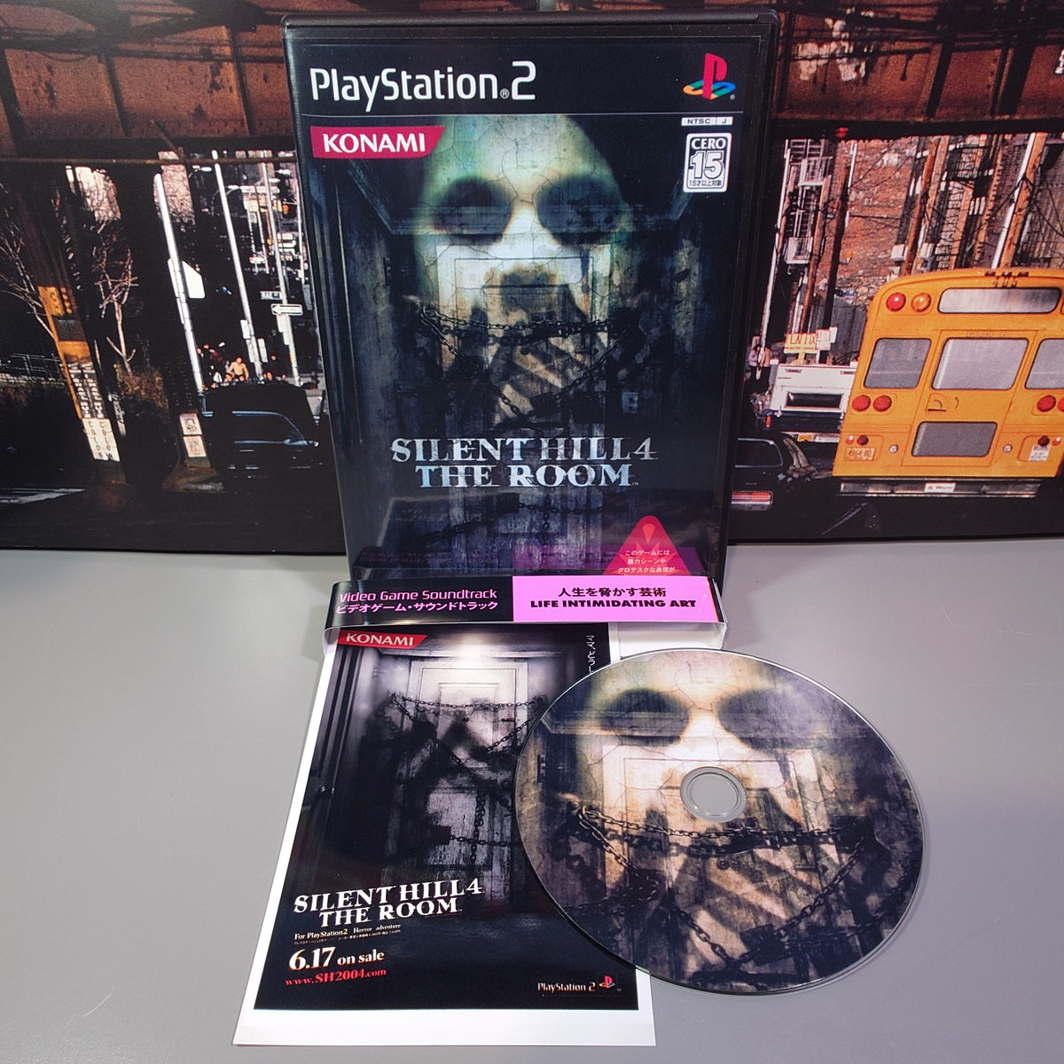 SILENT HILL 4 - Video Game Soundtrack - CD (Retro Gaming Style Long Case)
