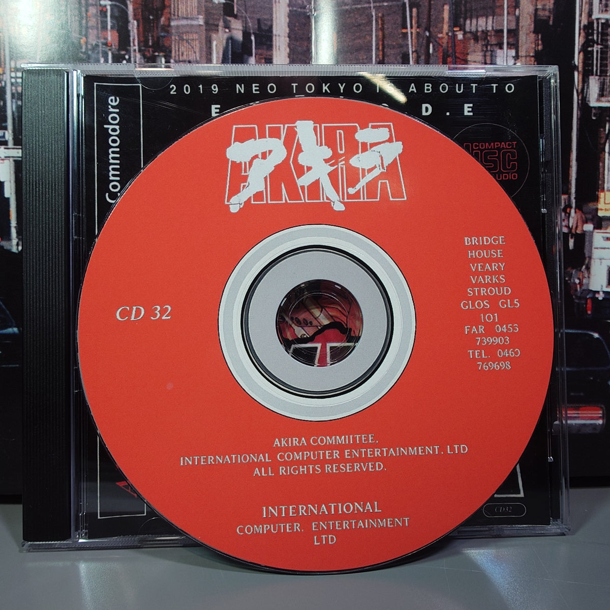 AKIRA - Symphonic Suite Soundtrack - CD (Retro Gaming Amiga CD32 Style Jewel Case)