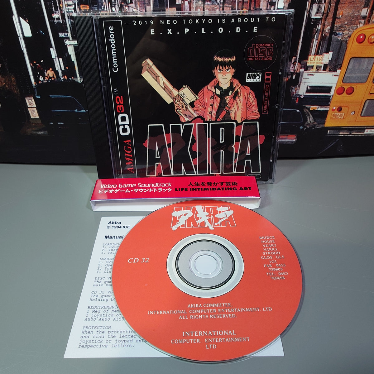AKIRA - Symphonic Suite Soundtrack - CD (Retro Gaming Amiga CD32 Style Jewel Case)