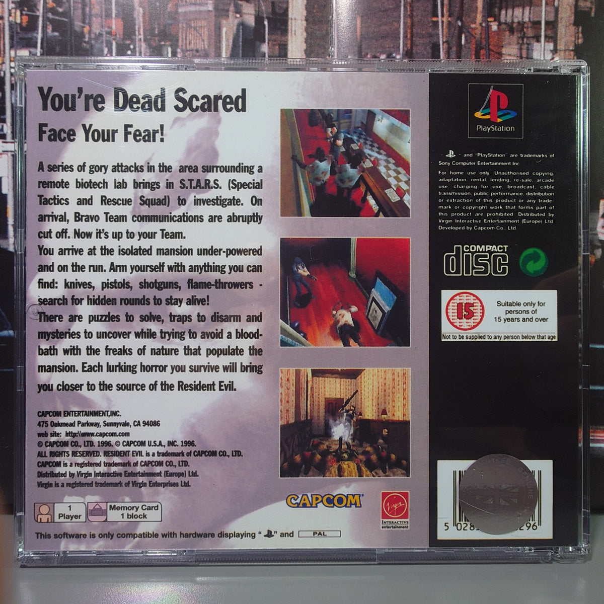 RESIDENT EVIL - Video Game Soundtrack - CD (Retro Gaming Style Jewel Case)
