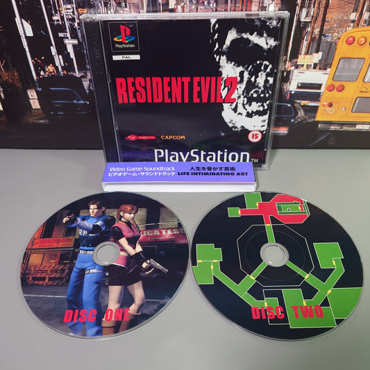 RESIDENT EVIL 2 - Video Game Soundtrack - CD (Retro Gaming Style Jewel Case)