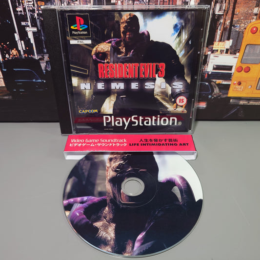 RESIDENT EVIL 3 - Video Game Soundtrack - CD (Retro Gaming Style Jewel Case)
