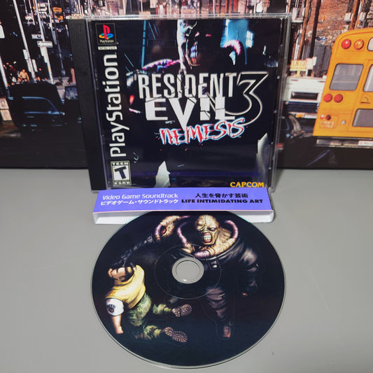 RESIDENT EVIL 3 - Video Game Soundtrack - CD (Retro Gaming Style Jewel Case) Variant #2