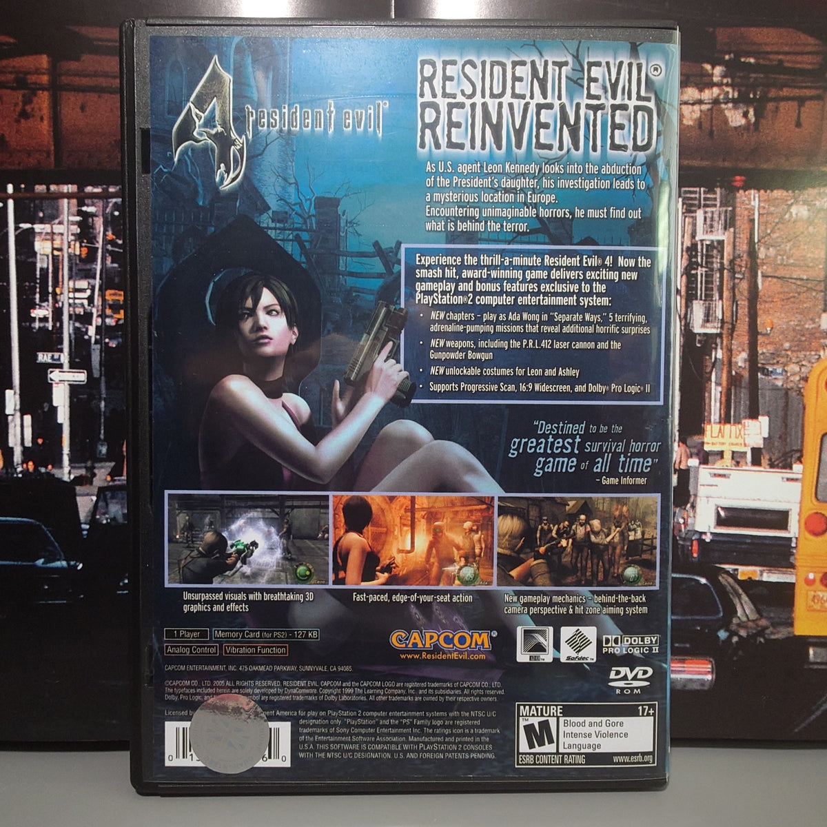 RESIDENT EVIL 4 - Video Game Soundtrack - CD (Retro Gaming Style Long Case)