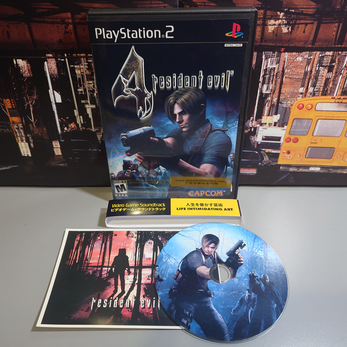 RESIDENT EVIL 4 - Video Game Soundtrack - CD (Retro Gaming Style Long Case)