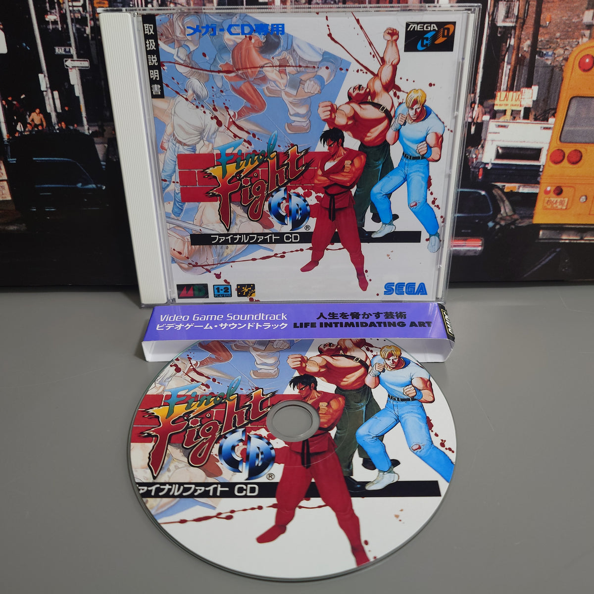 FINAL FIGHT - Video Game Soundtrack - CD (Retro Gaming Style Japan White Jewel Case)