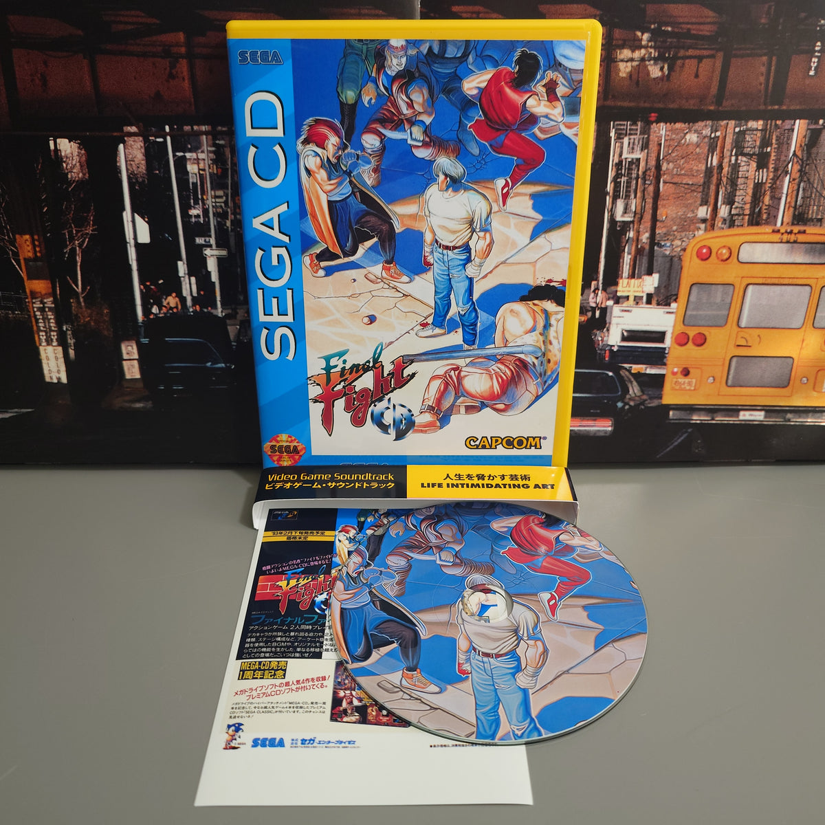 FINAL FIGHT - Video Game Soundtrack - CD (Retro Gaming Style Yellow Long Box)