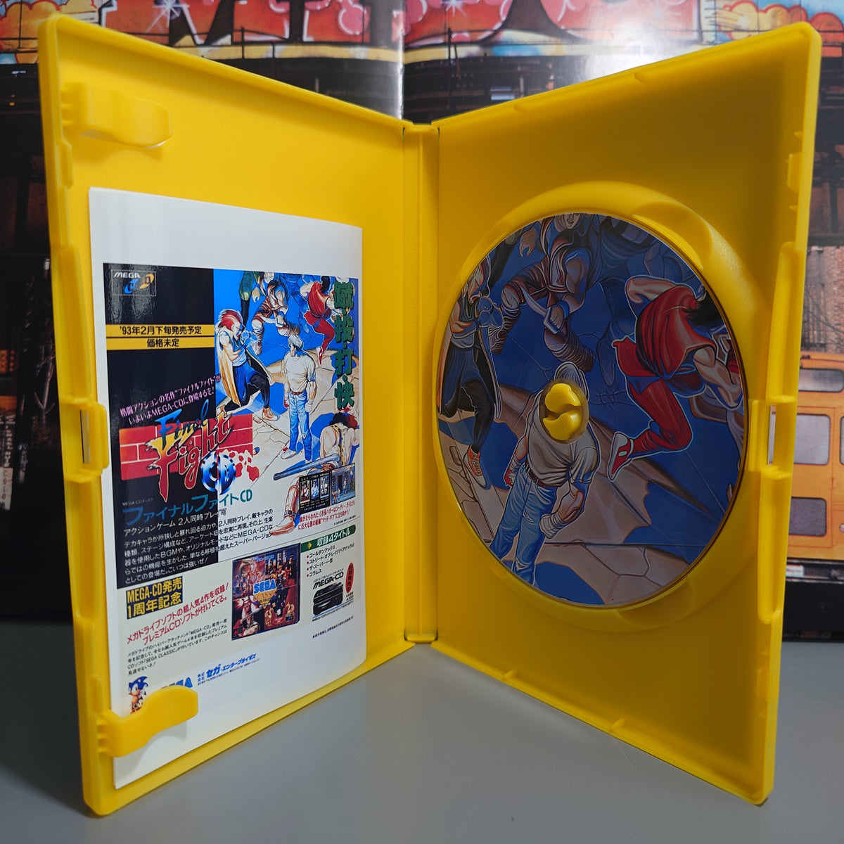 FINAL FIGHT - Video Game Soundtrack - CD (Retro Gaming Style Yellow Long Box)