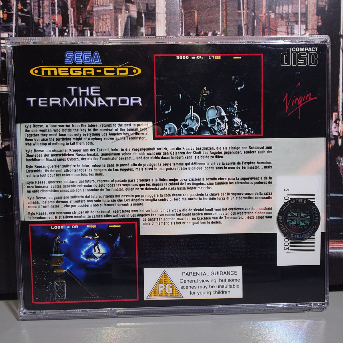THE TERMINATOR - Video Game Soundtrack - CD (Retro Gaming Style Jewel Case)