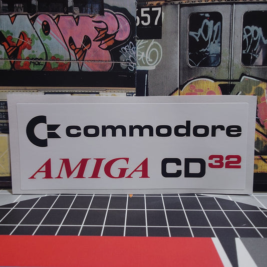 COMMODORE AMIGA CD32 - STICKER - Gaming Collectables