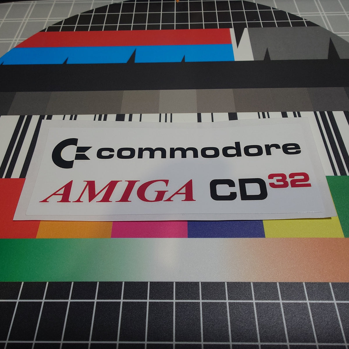 COMMODORE AMIGA CD32 - STICKER - Gaming Collectables
