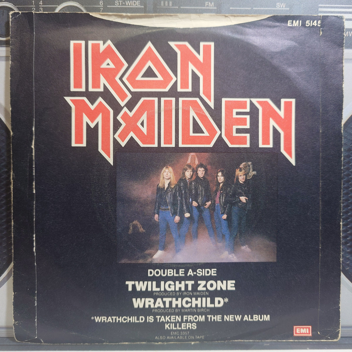 IRON MAIDEN - Twilight Zone/Wrath Child - (VINYL 7") RED