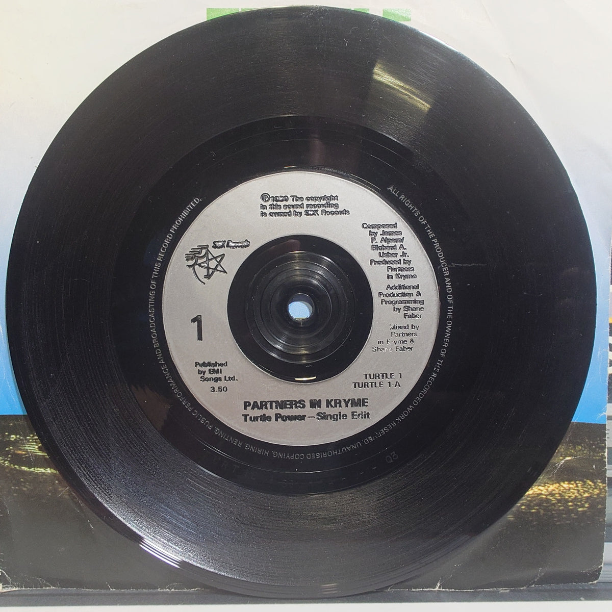 TURTLE POWER - Partners in Kryme - (VINYL 7")