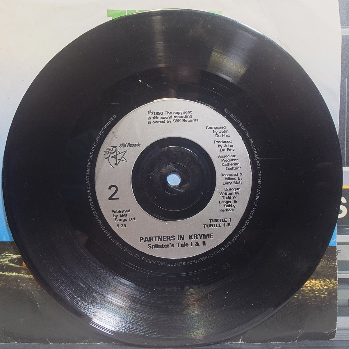 TURTLE POWER - Partners in Kryme - (VINYL 7")