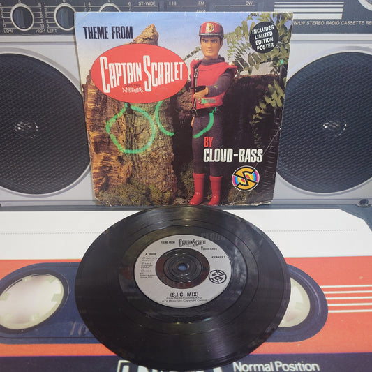 THEME FROM CAPTAIN SCARLETT & THE MYSTERONS - Cloud Bass - (VINYL 7")