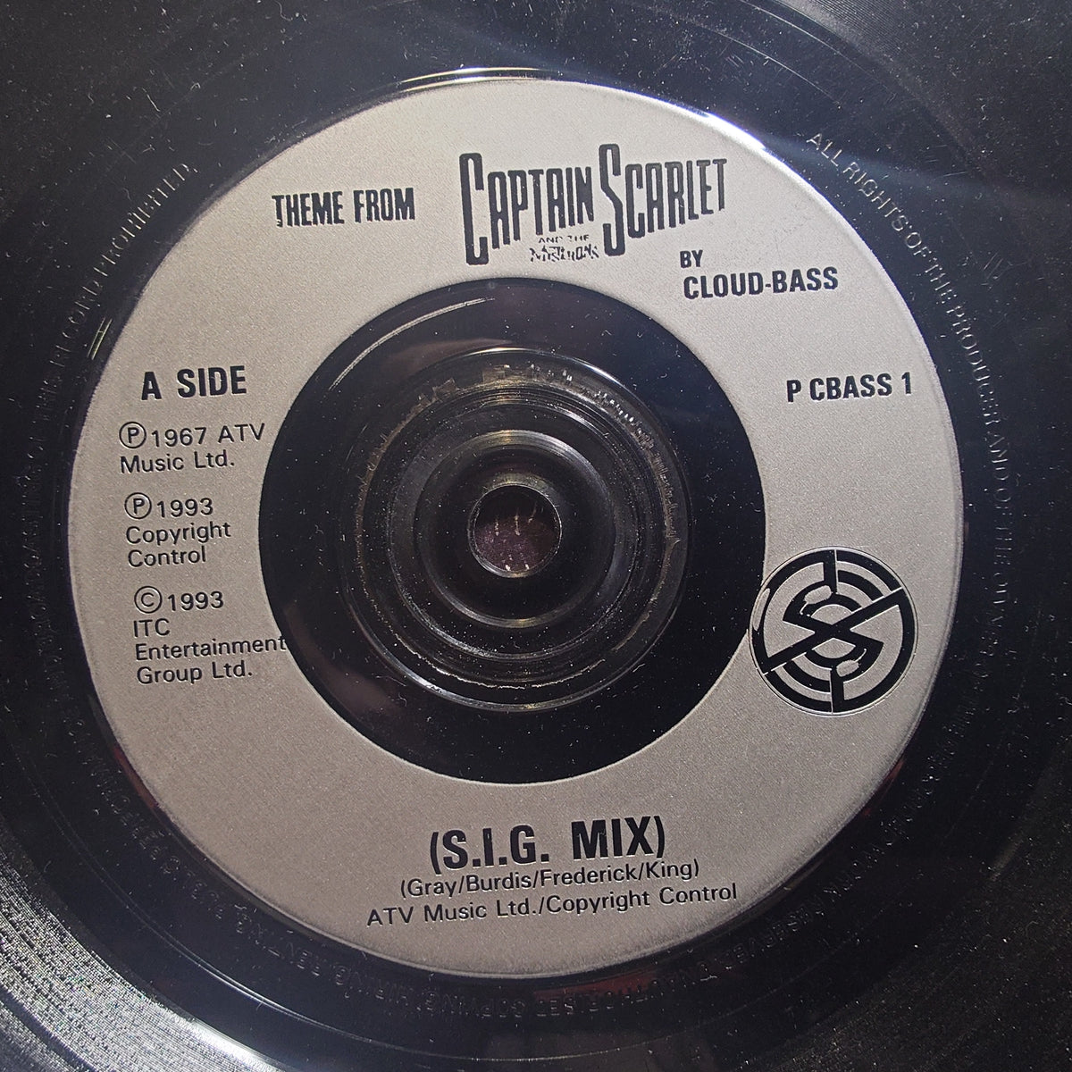 THEME FROM CAPTAIN SCARLETT & THE MYSTERONS - Cloud Bass - (VINYL 7")