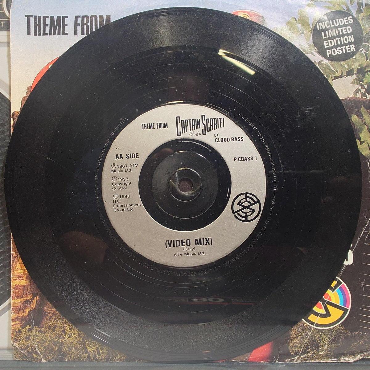 THEME FROM CAPTAIN SCARLETT & THE MYSTERONS - Cloud Bass - (VINYL 7")