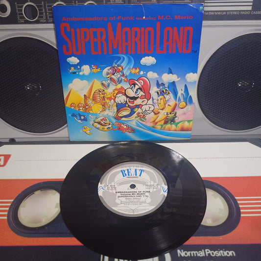 SUPER MARIO LAND - Ambassadors of Funk Feat M.C. Mario - (VINYL 7")