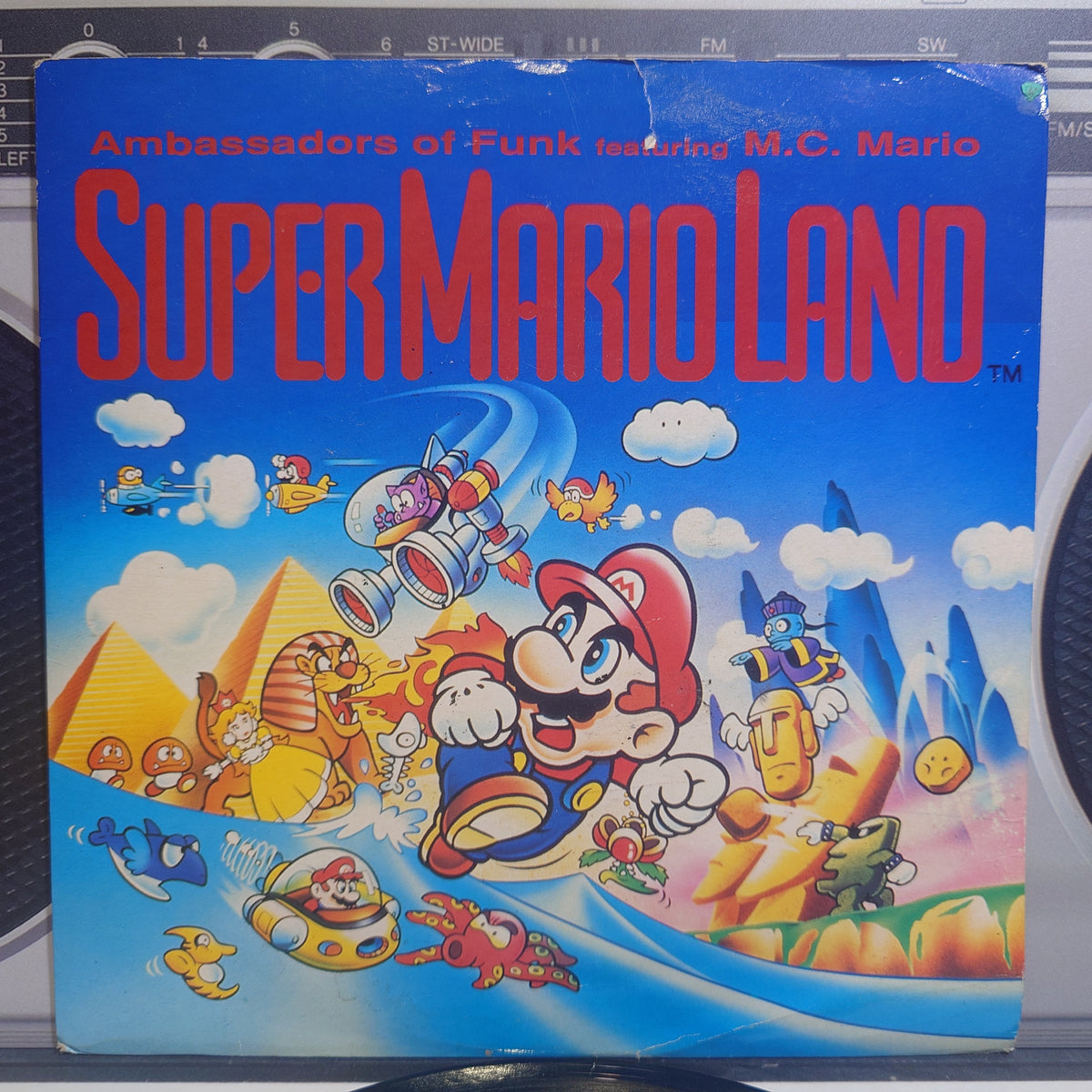SUPER MARIO LAND - Ambassadors of Funk Feat M.C. Mario - (VINYL 7")