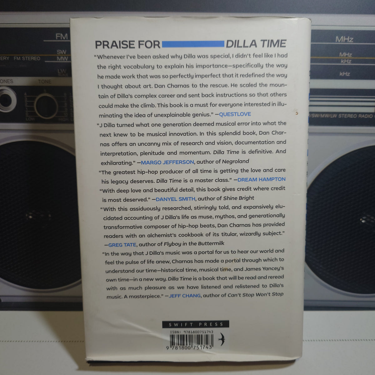 DILLA TIME: The Life & Afterlife of J.Dilla - Dan Charnas (Hardback Book)