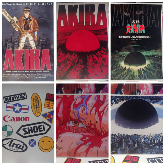 AKIRA - Movie Poster Print Pack x 6 (A5)