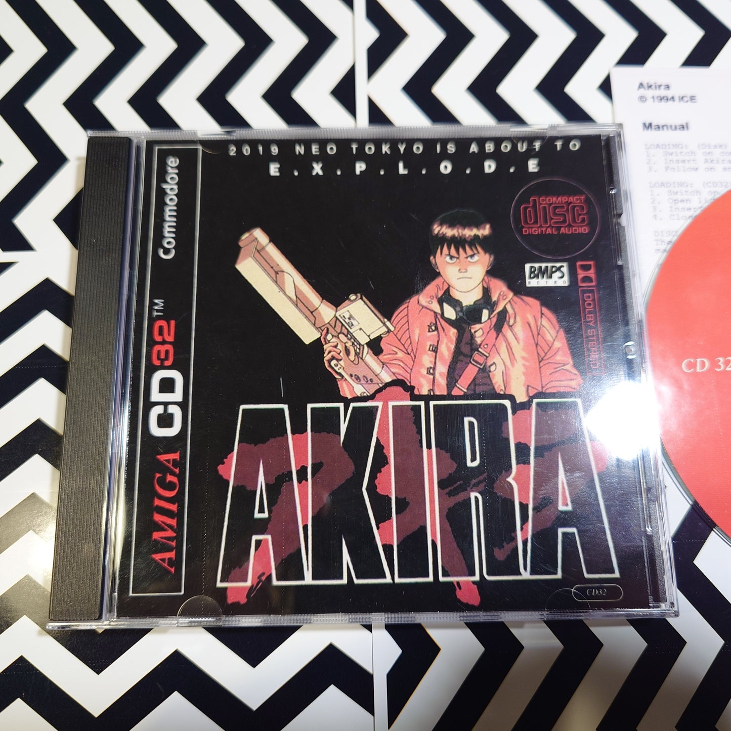 AKIRA - CD Compact Disc - Soundtrack - Custom Retro Fit Commodore Style Design