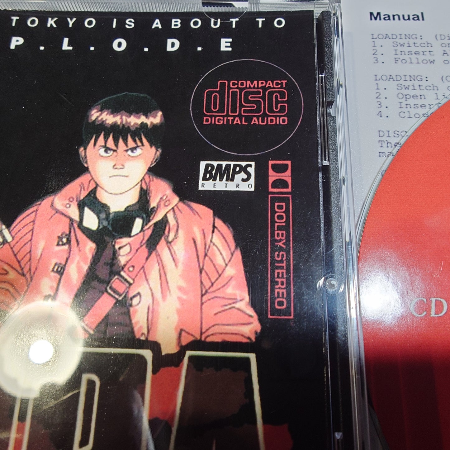 AKIRA - CD Compact Disc - Soundtrack - Custom Retro Fit Commodore Style Design