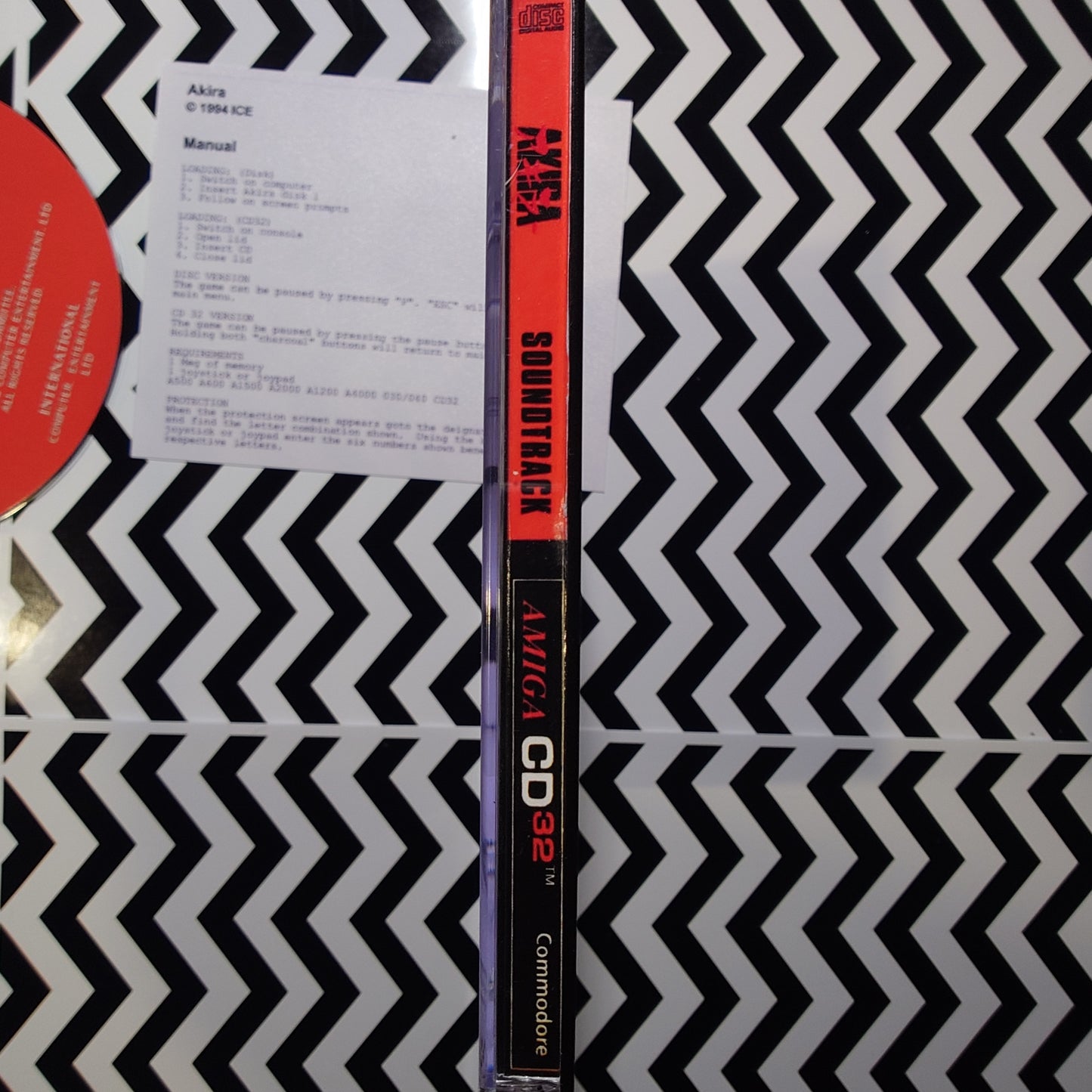 AKIRA - CD Compact Disc - Soundtrack - Custom Retro Fit Commodore Style Design