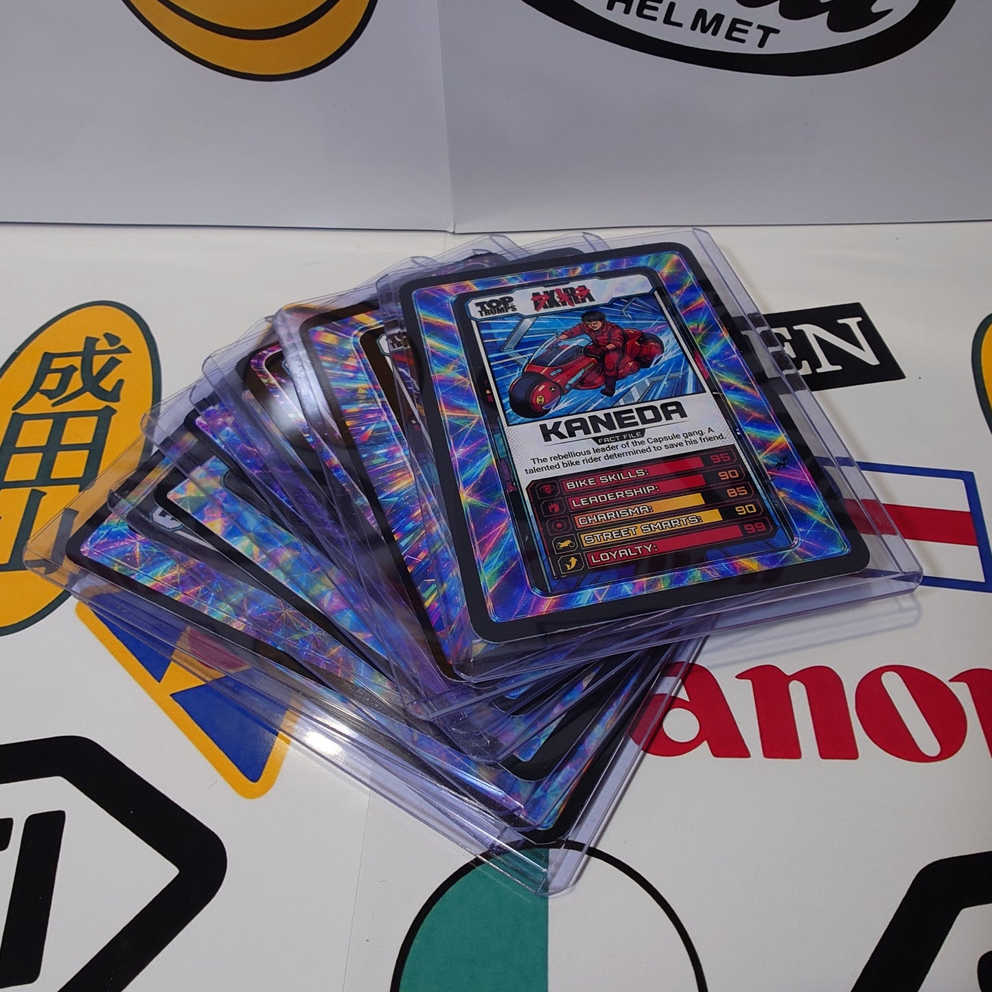 AKIRA - Collectable Trading Cards x 9 Holographic - Custom Design