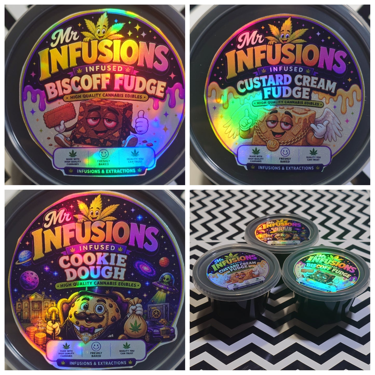 HOLOGRAPHIC STICKERS & LABELS - CUSTOM PACKAGING